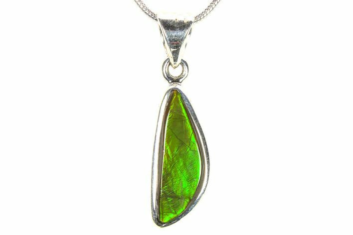 Stunning Ammolite Pendant (Necklace) - Sterling Silver #278396